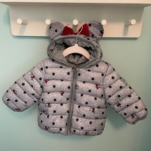 Baby Gap Disney Minnie Mouse Puffer Jacket